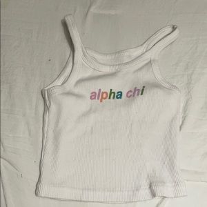 Alpha chi tank